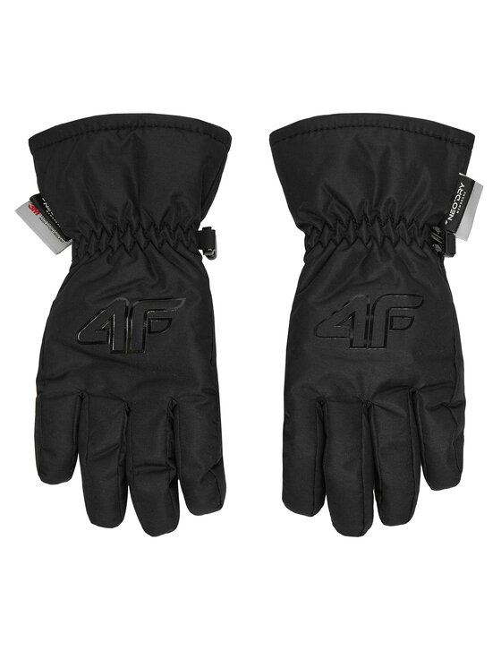 4F Guanti da sci 4FJWAW24AFGLU130 Nero, taglia : XL