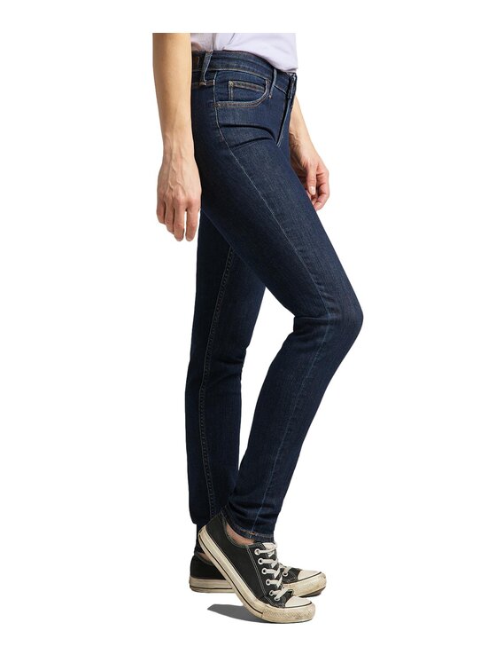 Lee Lee Jeansy L526EMYR Granatowy Skinny Fit