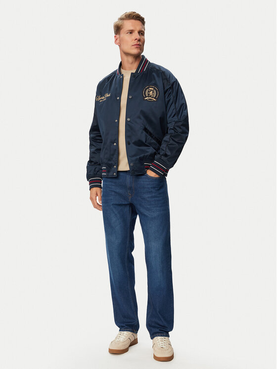 Tommy Jeans Tommy Jeans Яке бомбър Tjm Souvenir DM0DM23220 Тъмносин Regular Fit