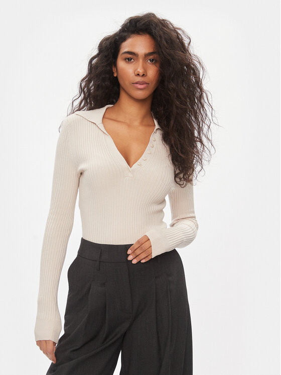 ONLY ONLY Kampsun Minna 15309345 Beež Regular Fit