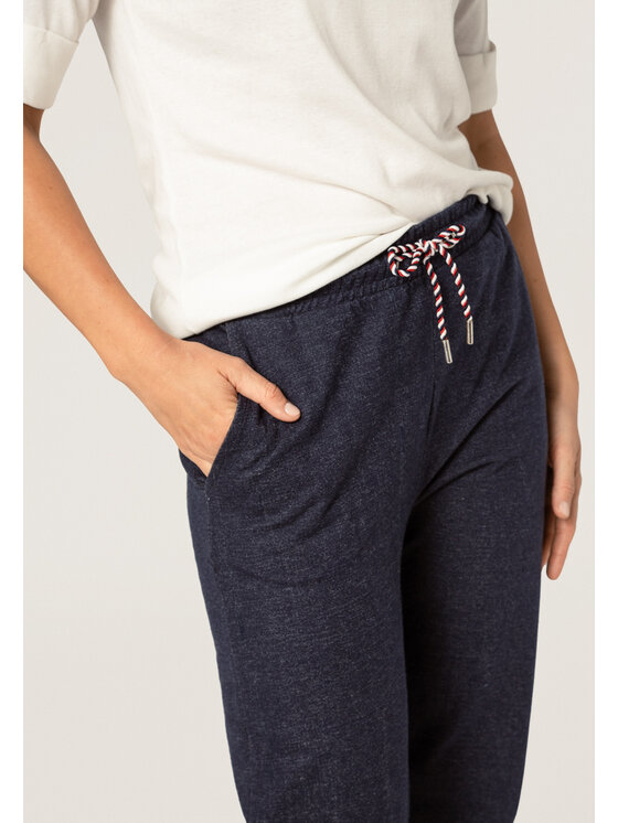QUIOSQUE QUIOSQUE Bavlnené nohavice QUIOSQUE 3OR003832 Tmavomodrá Regular Fit