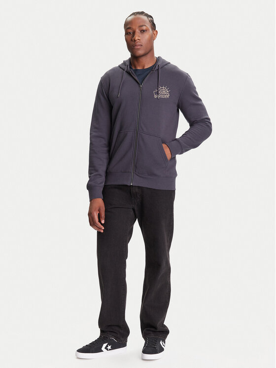 Quiksilver Quiksilver Суитшърт EQYFT05133-KSH0 Тъмносин Regular Fit