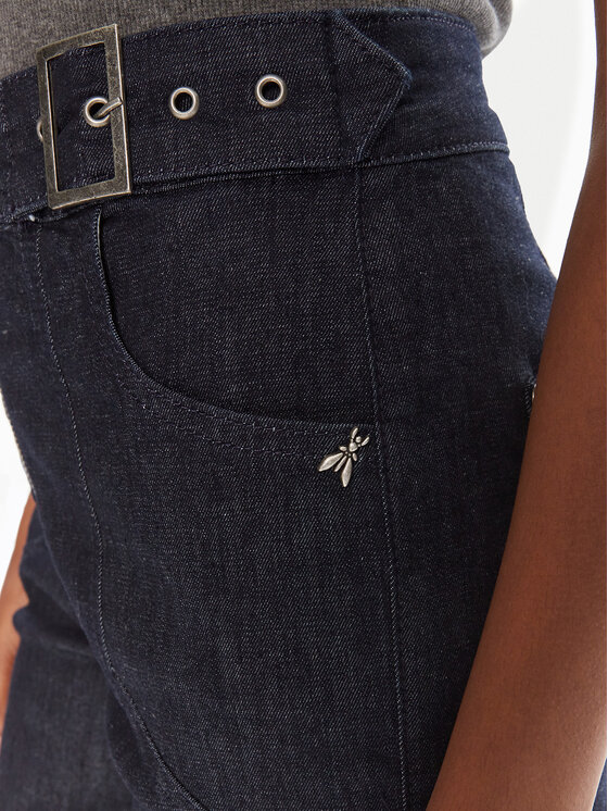Patrizia Pepe Patrizia Pepe Jeans hlače 8P0743 D117 S725 Mornarsko modra Regular Fit
