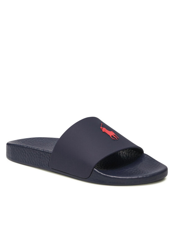 Polo Ralph Lauren Polo Ralph Lauren Šľapky Polo Slide 809852071002 Tmavomodrá