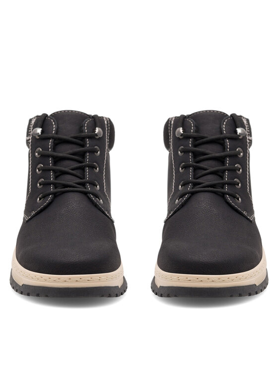 Lanetti Lanetti Schnürschuhe MYL8293-23 Schwarz