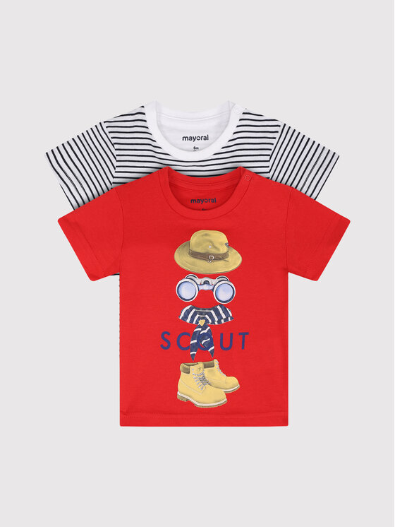 Set di 2 T-shirt 1047 Multicolore Regular Fit