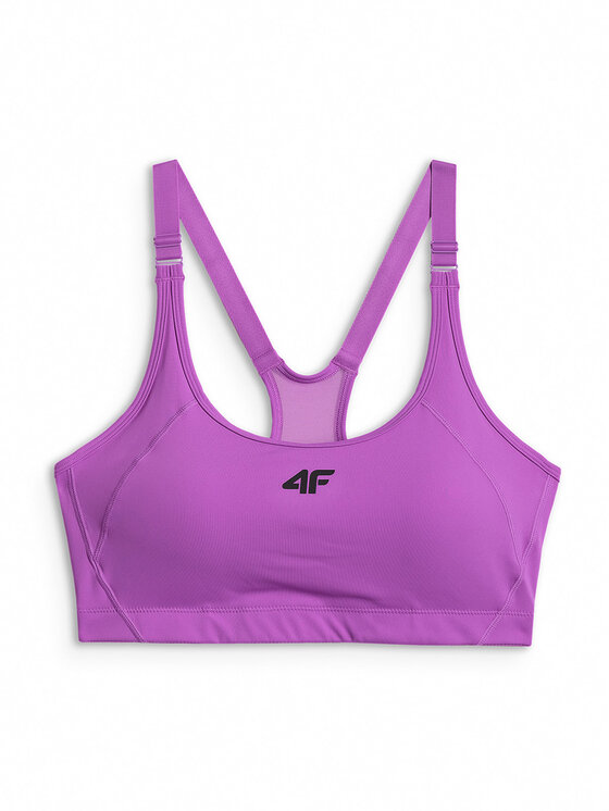 4F 4F Biustonosz sportowy TRAINING Różowy