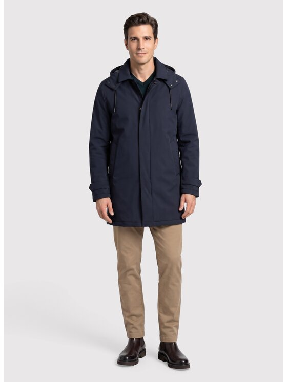 Pako Lorente Pako Lorente Kurtka przejściowa P26WF-5X-006 Granatowy Classic Fit