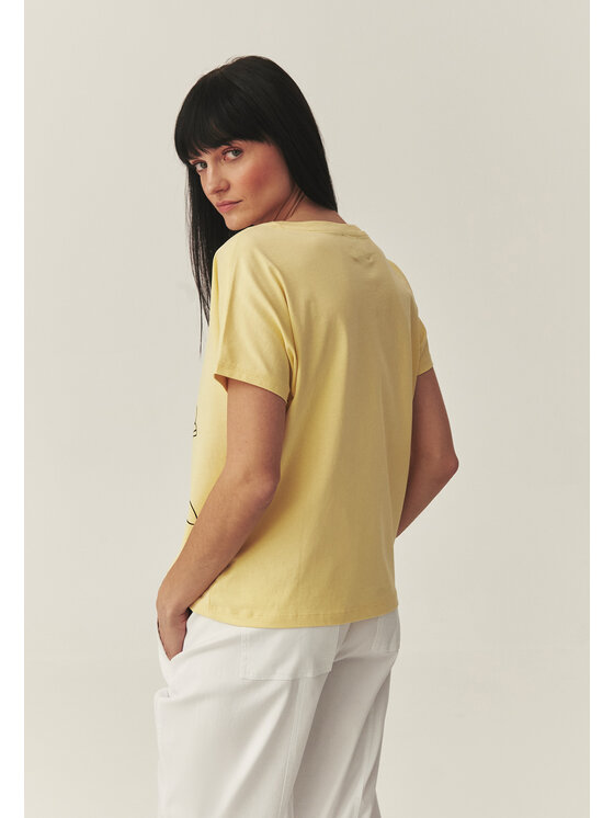 TATUUM Tatuum T-Shirt NILS Žlutá Classic Fit