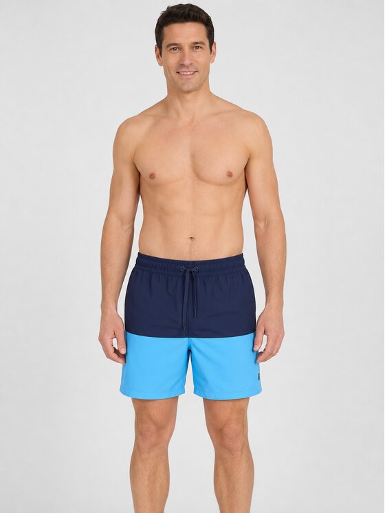 4F 4F Plavecké šortky 4FWSS26UBDSM189-33S Modrá Regular Fit