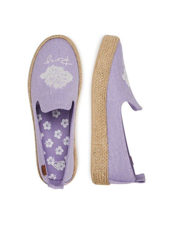 Roxy Roxy Espadryle CSS20547-02 Fioletowy