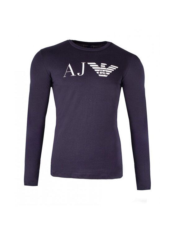 Armani Jeans Armani Jeans S dlouhým rukávem 8N6T64 6JPFZ Tmavomodrá Slim Fit