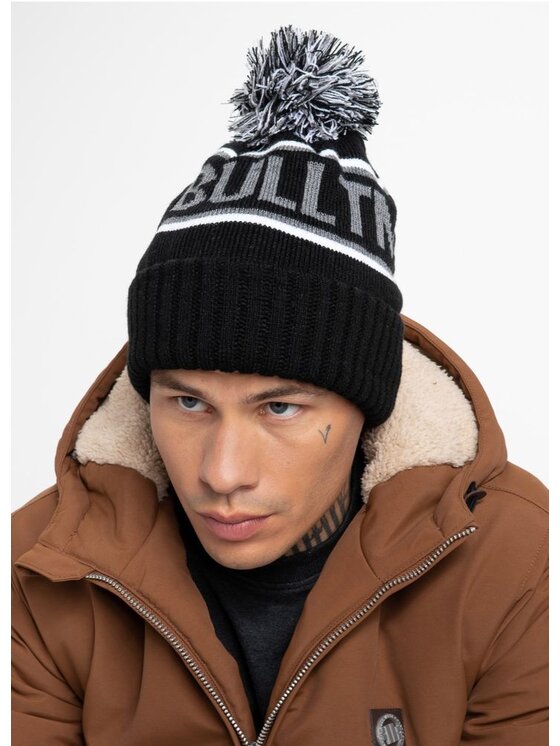 PITBULL PITBULL Czapka Czapka zimowa Fleming II uniwersalny Czarny