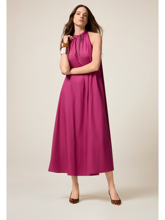 Oltre Oltre Vestito 7414J100831N019 Rosa A-Line Fit