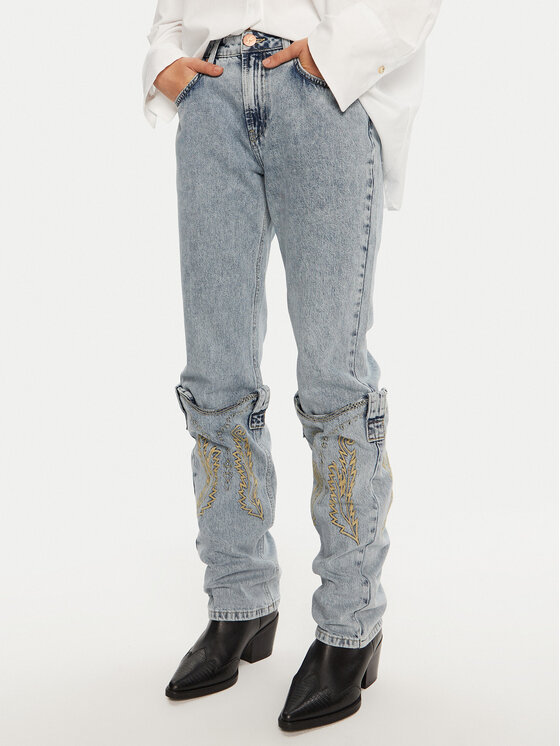 One Teaspoon One Teaspoon Jeansy 26712 Modrá Straight Fit