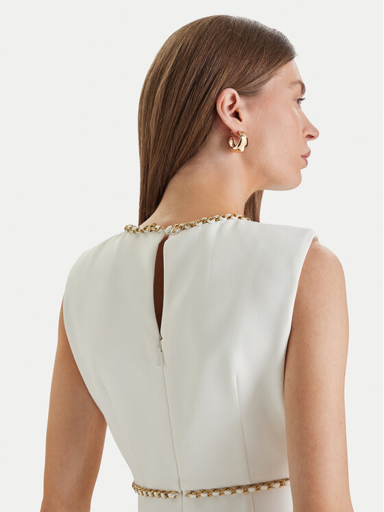 Marciano Guess Marciano Guess Коктейлна рокля 6RGK18 9373Z Бял Regular Fit