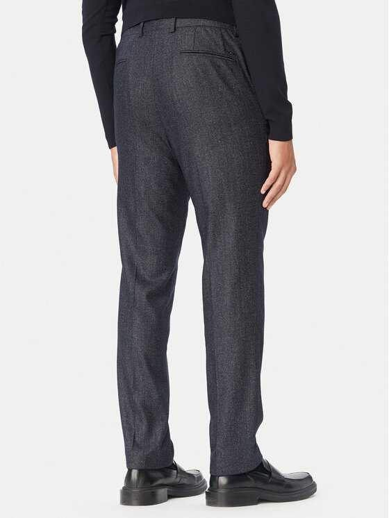 BOSS BOSS Ülikonna püksid 50571984 Tumesinine Slim Fit