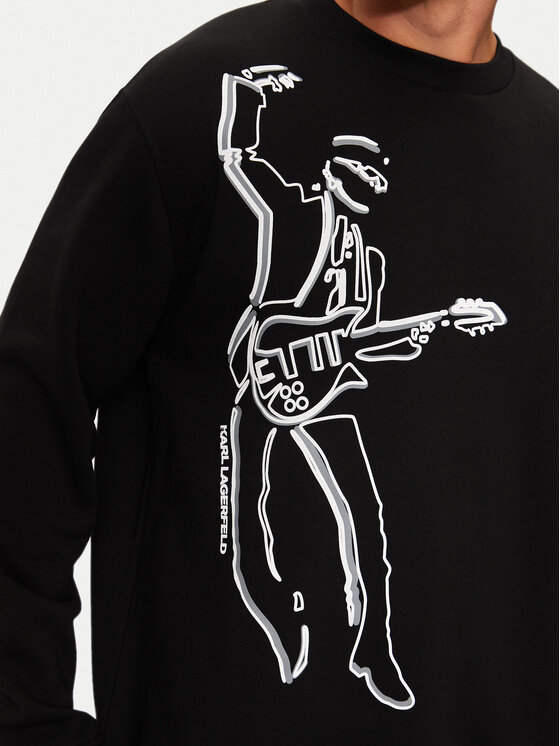 KARL LAGERFELD KARL LAGERFELD Felpa 705447 544908 Nero Regular Fit