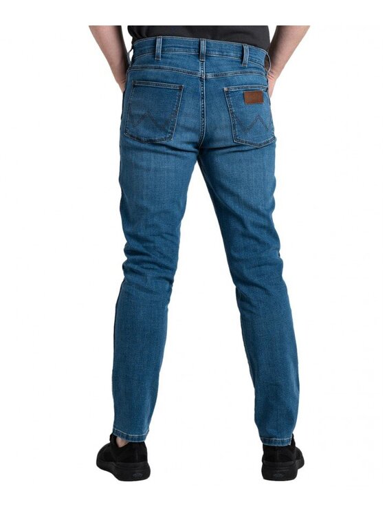 Wrangler Wrangler Jeansy LARSTON Niebieski Slim Fit