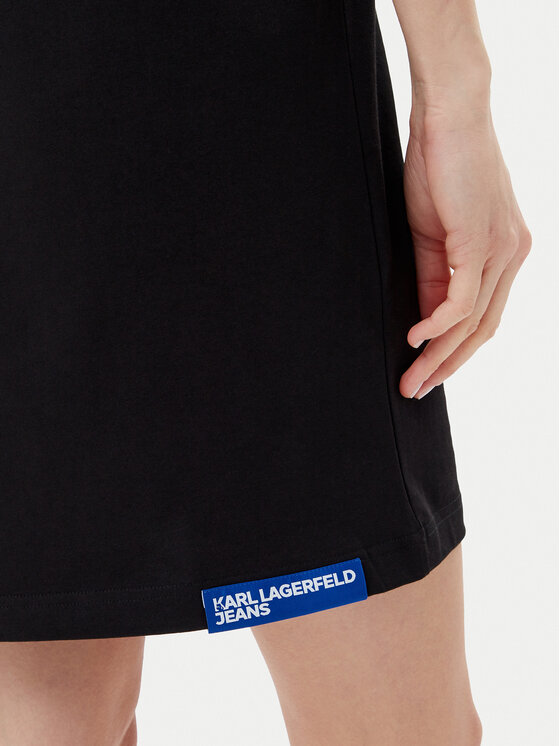 KARL LAGERFELD KARL LAGERFELD Haljina za svaki dan A2W13028 Crna Regular Fit