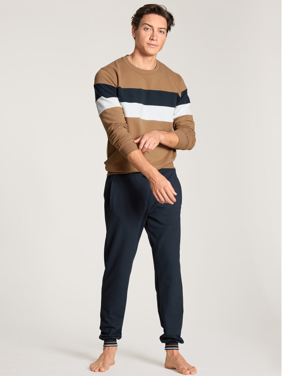 Calida Calida Bluza 15111 Brązowy Regular Fit