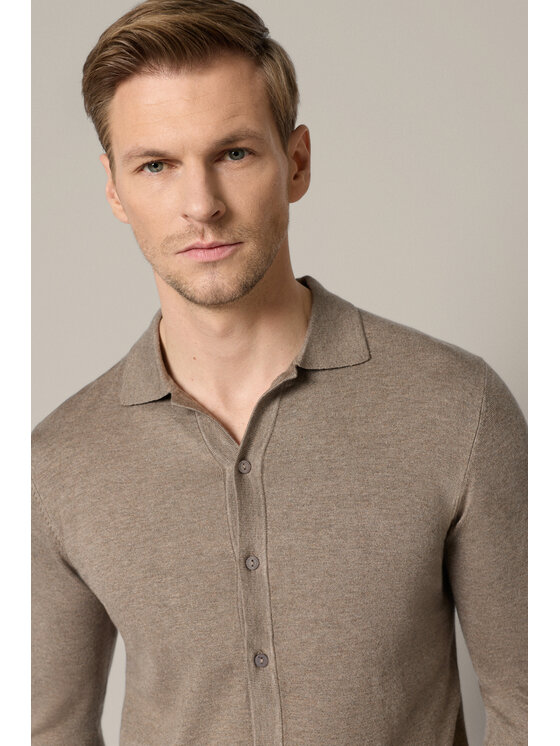 Lancerto Lancerto Polo Patrizio SW073126000003 Beżowy Regular Fit