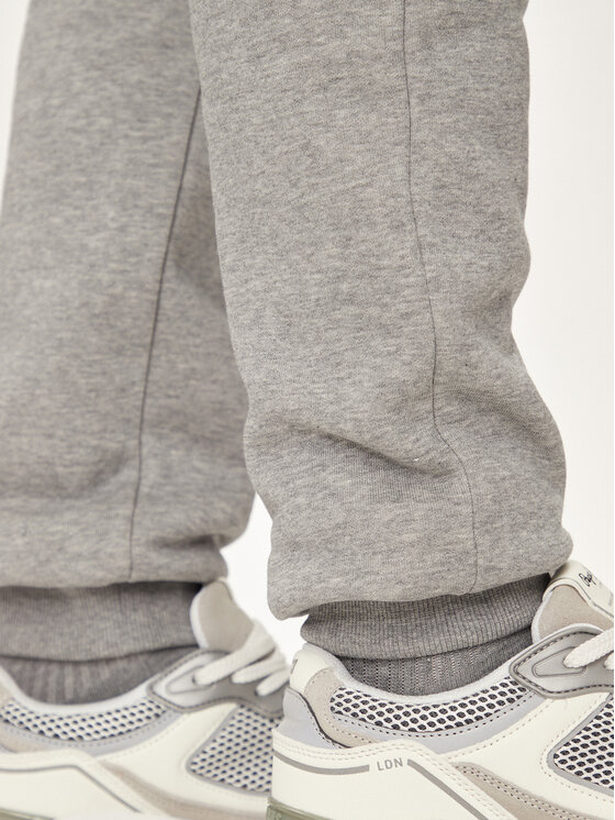 Napapijri Napapijri Spodnie dresowe M-box Logo NP0A4I32 Szary Regular Fit