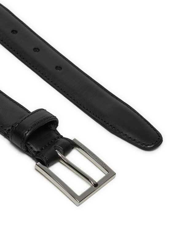 Tommy Hilfiger Tommy Hilfiger Чоловічий ремінь Hudson 3.0 Leather AM0AM13335 Чорний