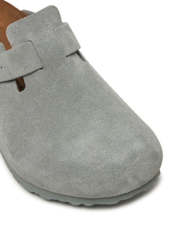 Birkenstock Birkenstock Iešļūcenes Boston zamsz 1029212 Zaļš