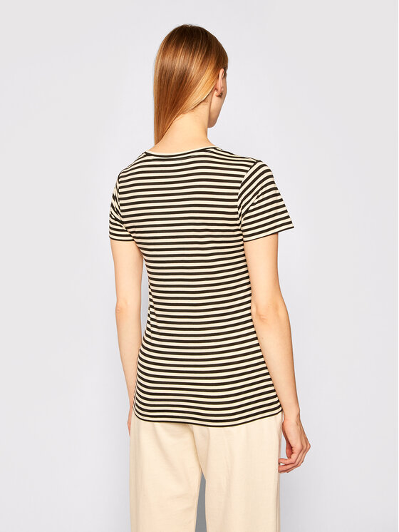 T-shirt Logo Stripe Ss K20K202147 Multicolore Slim...