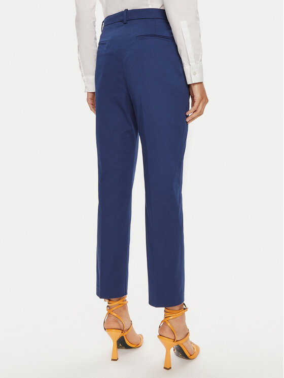 PINKO Pinko Hlače iz tkanine Bello 100155 A1KH Modra Regular Fit