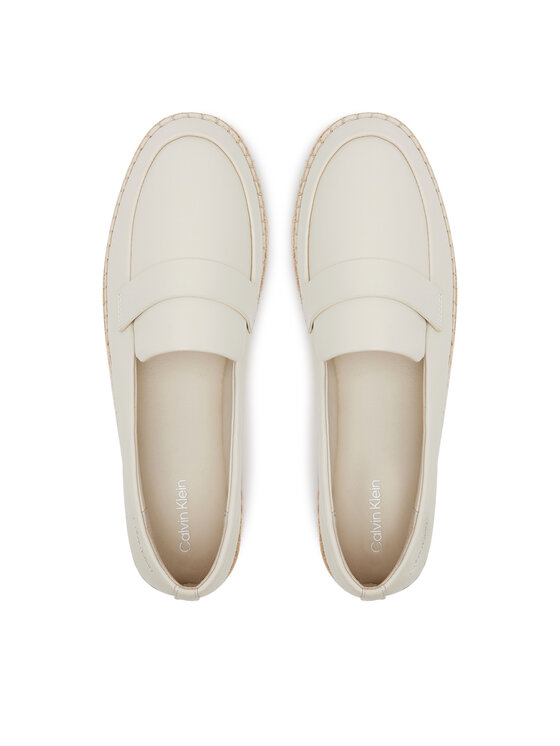 Calvin Klein Calvin Klein Espadrilles Espadrille W/Ck Hw - Lth HW0HW02390 Écru
