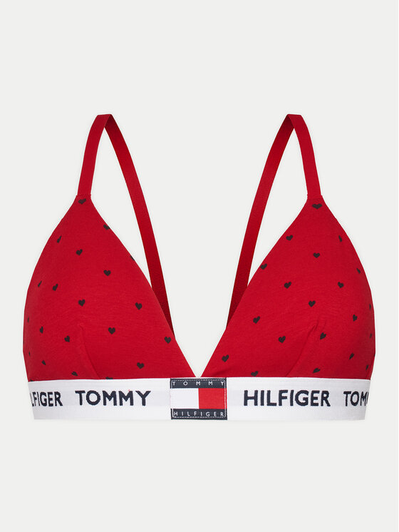 Tommy Hilfiger Tommy Hilfiger Bralette melltartó UW0UW05657 Piros