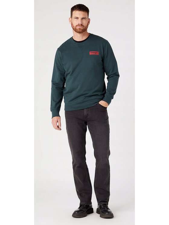 Wrangler Wrangler Jeansy Straight Szary Regular Fit