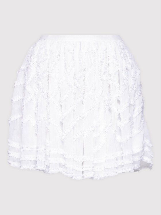 Ted Baker Ted Baker Mini sukňa Halvy 259493 Biela Regular Fit