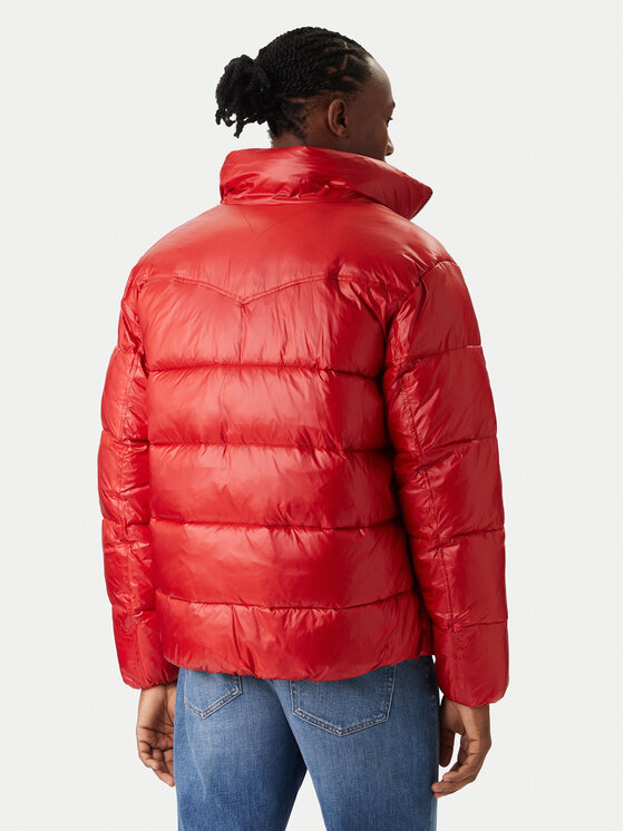 Tommy Jeans Tommy Jeans Télikabát Western DM0DM22286 Piros Regular Fit