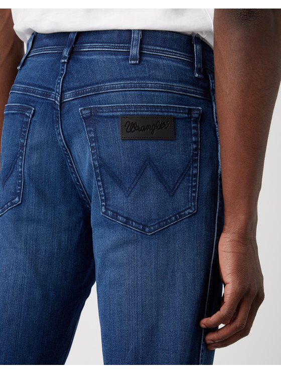 Wrangler Wrangler Jeansy W12SMN396_31/30 Niebieski Slim Fit