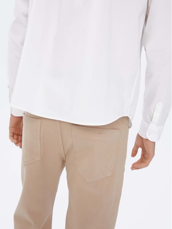 Americanos Americanos Camicia Unisex Memphis Bianco Relaxed Fit