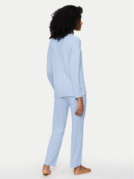 Triumph Triumph Pyjama Timeless Sensuality 10221061 Himmelblau Regular Fit