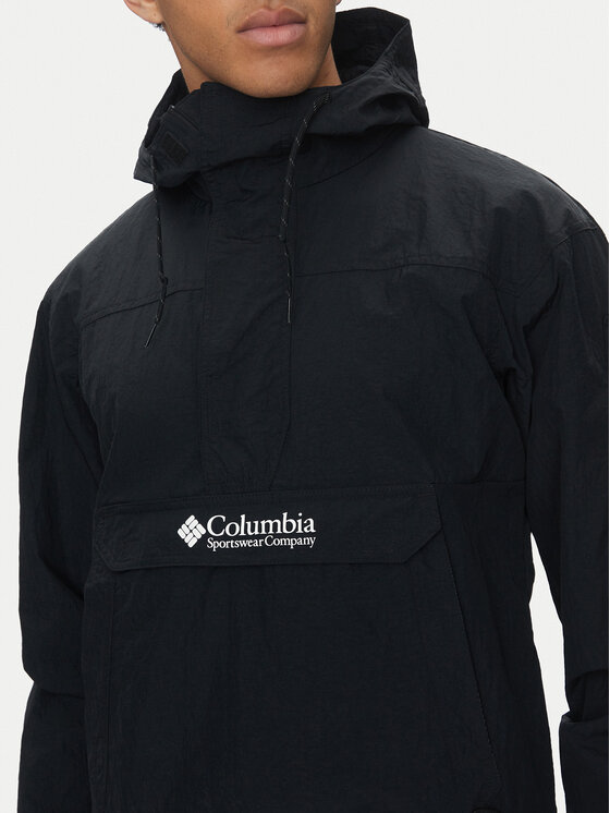 Columbia Columbia Geacă fără fermoar Challenger™ Windbreaker Anorak 2117001 Negru Regular Fit