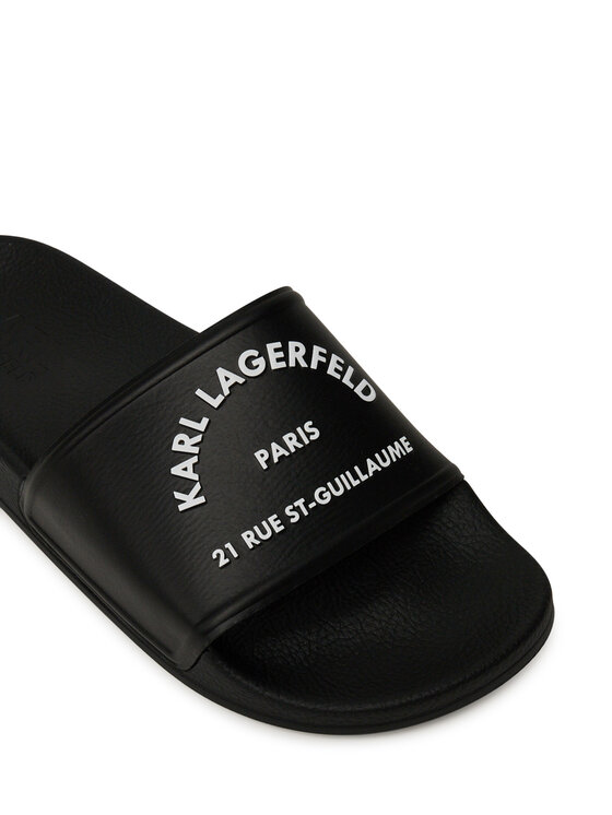 KARL LAGERFELD KARL LAGERFELD Παντόφλες Kondo 2.0 KL80908A Μαύρο