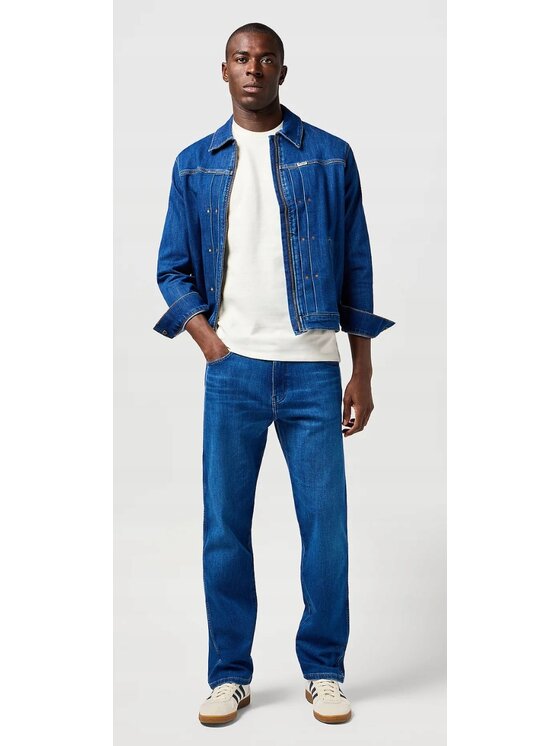 Wrangler Wrangler Jeansy Frontier Niebieski Relaxed Fit