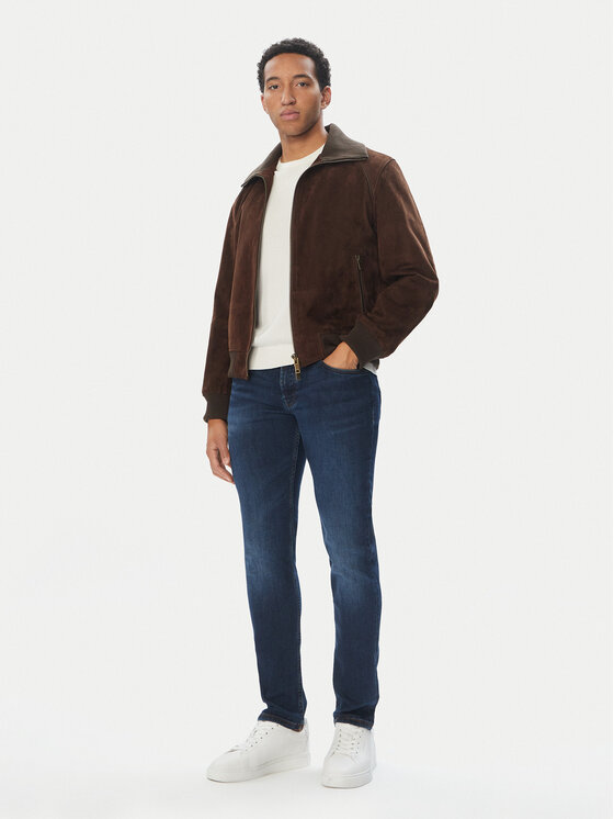 Bugatti Bugatti Džínsy 3108D-26671F Tmavomodrá Slim Fit