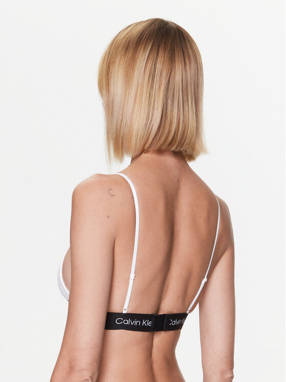 Calvin Klein Underwear Calvin Klein Underwear Podprsenka Bralette Unlined 000QF7217E Bílá