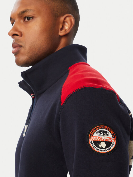 Napapijri Napapijri Bluza B-Archive NP0A8AFN Granatowy Regular Fit