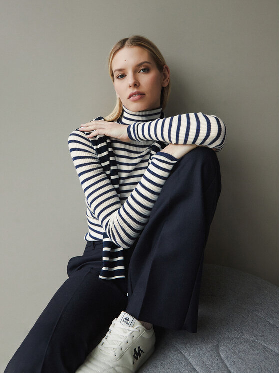 Robe di Kappa Robe di Kappa Ζιβάγκο 64114XW Λευκό Regular Fit