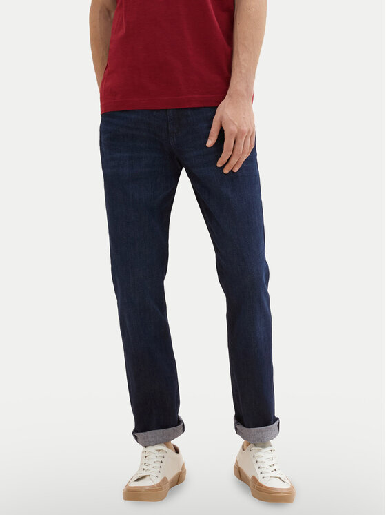 Tom Tailor Džínsy 1035878 Tmavomodrá Slim Fit