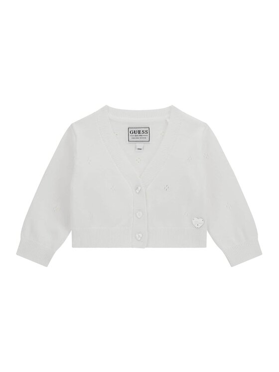 Kardigan Guess Kids, Rozmiar 18M, Biały, 171301
