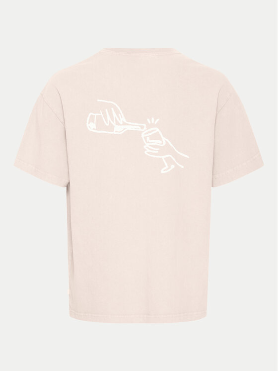 Solid Solid T-shirt Ismail 21108240 Narančasta Regular Fit
