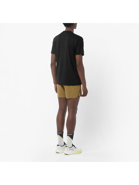 Salomon Salomon Koszulka techniczna SENSE AERO GRAPHIC Czarny Slim Fit